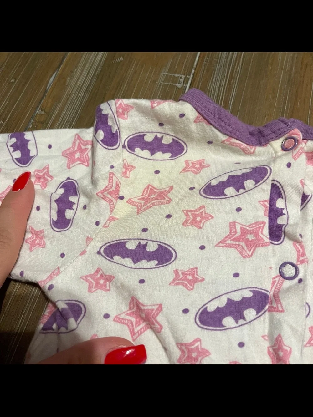 Baby girl Batman sleeper